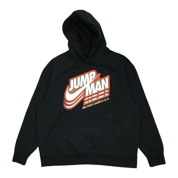 Jordan Jumpman Black and Red Hoodie - Picture 1 of 3